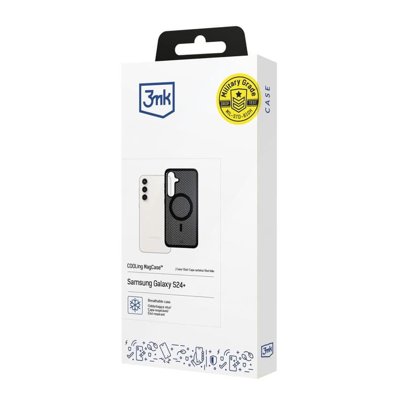 3mk ochranný kryt Cooling Magcase pre Samsung Galaxy S24+ 3