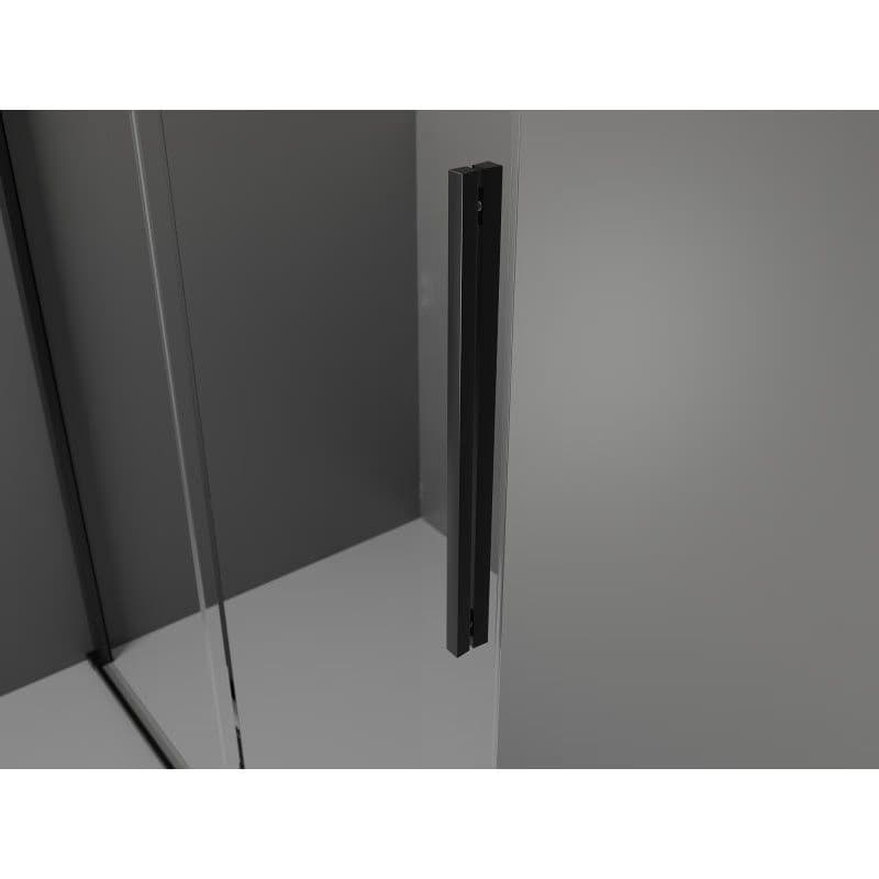 MEXEN/S - Velár sprchovací kút 100 x 80, transparent, čierna 871-100-080-01-70 5