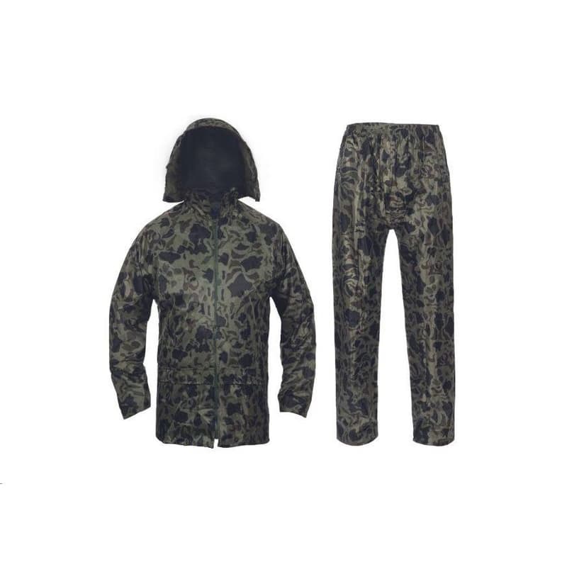 CARINA oblek s kapucňou camouflage - L
