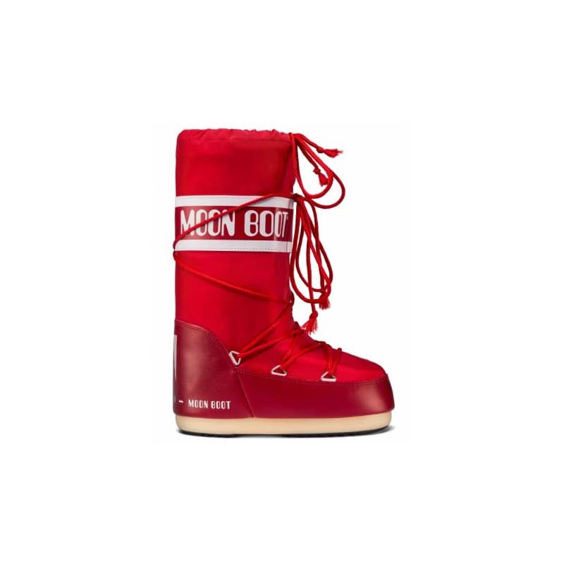 Dámske vysoké zimné topánky MOON BOOT ICON NYLON, 003 red 1