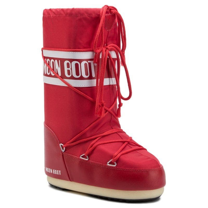 Dámske vysoké zimné topánky MOON BOOT ICON NYLON, 003 red 2
