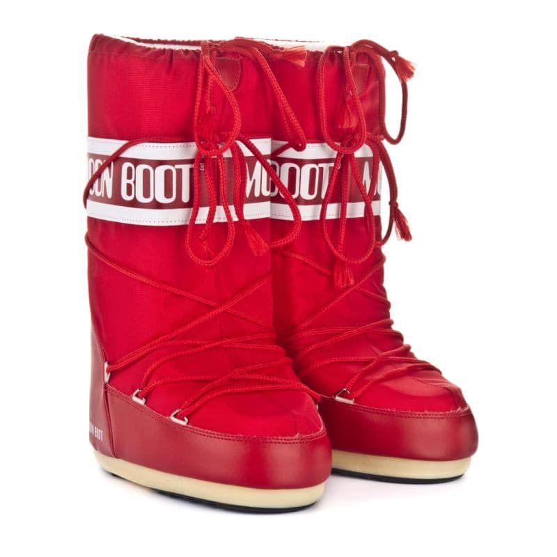 Dámske vysoké zimné topánky MOON BOOT ICON NYLON, 003 red 3