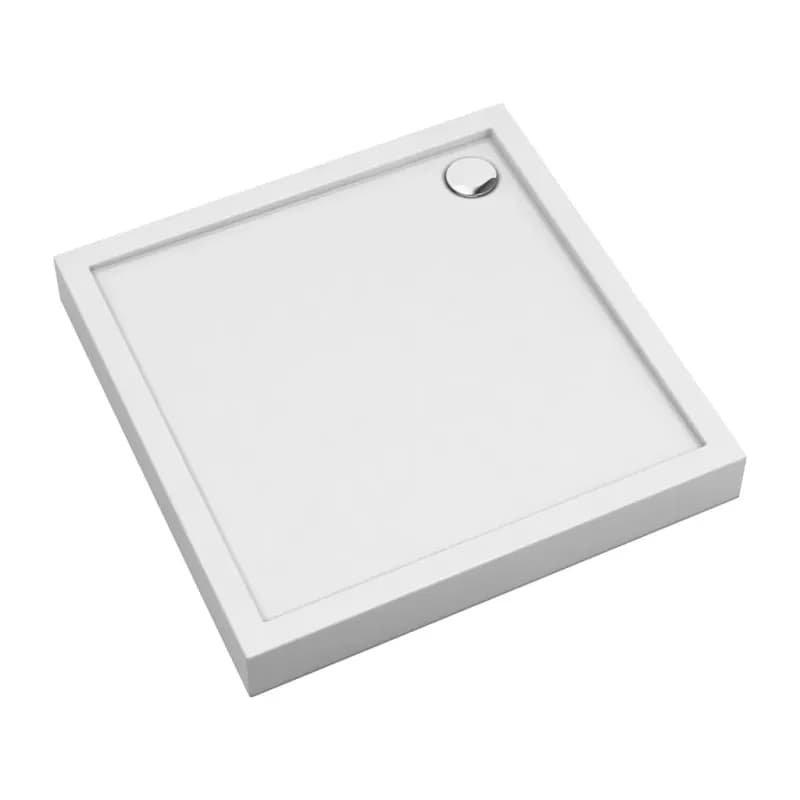 OMNIRES - CAMDEN akrylátová sprchová vanička štvorec, 90 x 90 cm biela lesk /BP/ CAMDEN90/KBP 2