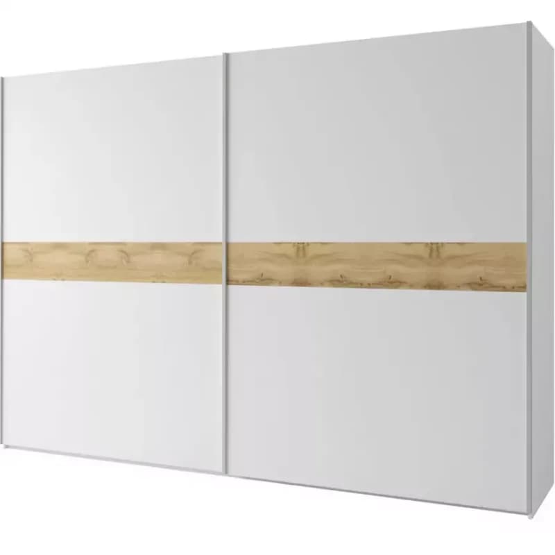 Skriňa Gamma 300 cm dub wotan/biela 1