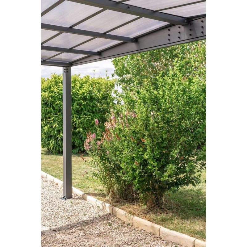 Kovový prístrešok / carport k stene 315 x 502 cm Dekorhome 5