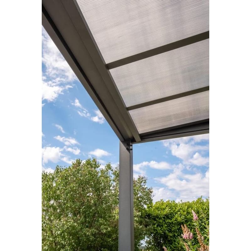 Kovový prístrešok / carport k stene 315 x 502 cm Dekorhome 6