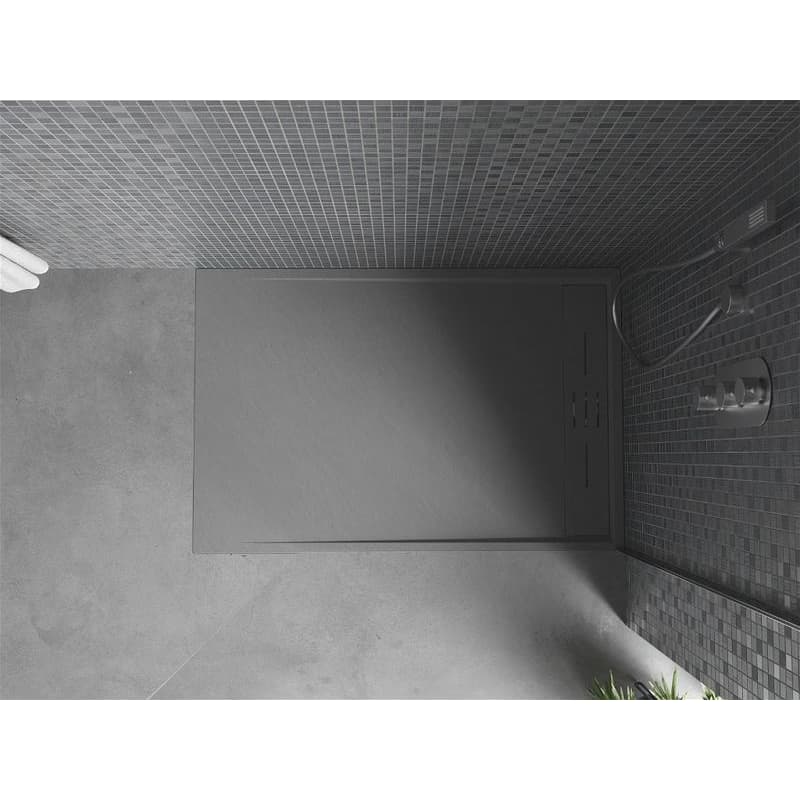 MEXEN - Amon obdĺžniková sprchová vanička SMC 120 x 80, sivá 4F618012 4