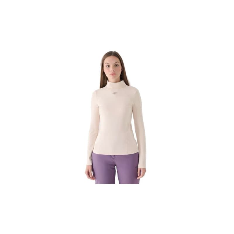 Dámske tričko 4F BRUSHED UNDERWEAR-WAW24UBRUF071-83S-BEIGE 1