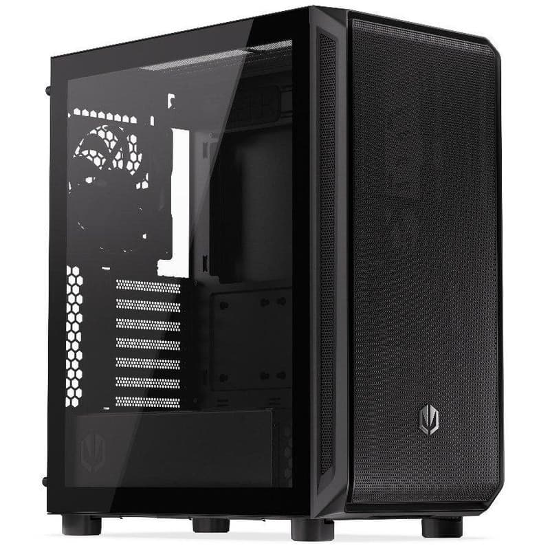 Endorfy Arx 500 Core Skriňa, Middle tower, bez zdroja, ATX, 2× USB, 1× USB-C, 2× 140mm ventilátor, mesh panel, průhl. bok, čierna 1