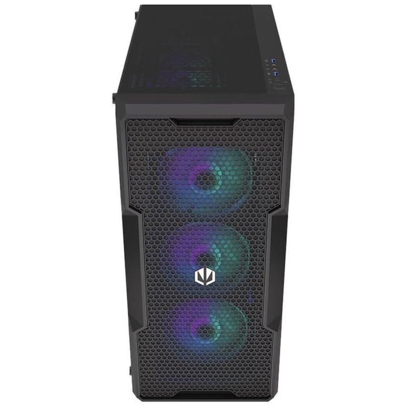 Endorfy Arx 500 Core Skriňa, Middle tower, bez zdroja, ATX, 2× USB, 1× USB-C, 2× 140mm ventilátor, mesh panel, průhl. bok, čierna 2