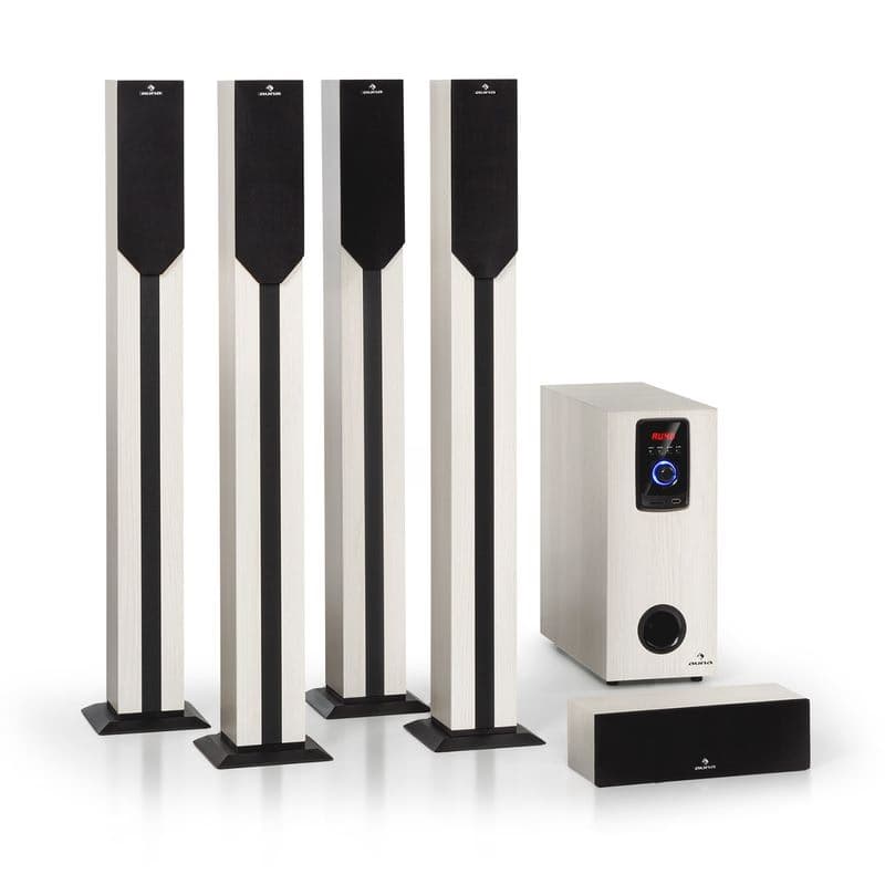 Auna Areal Elegance, 5.1-kanálový systém, 190 W, RMS, BT, USB, SD, AUX 1