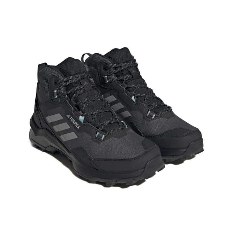 Členková turistická obuv ADIDAS Terrex AX4 Mid GTX core black grey three mint ton 4