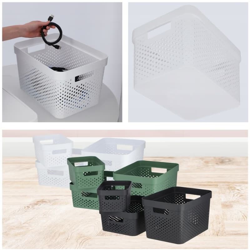 CURVER Úložný box INFINITY DOTS 17l recyklovaný plast | zelená 5