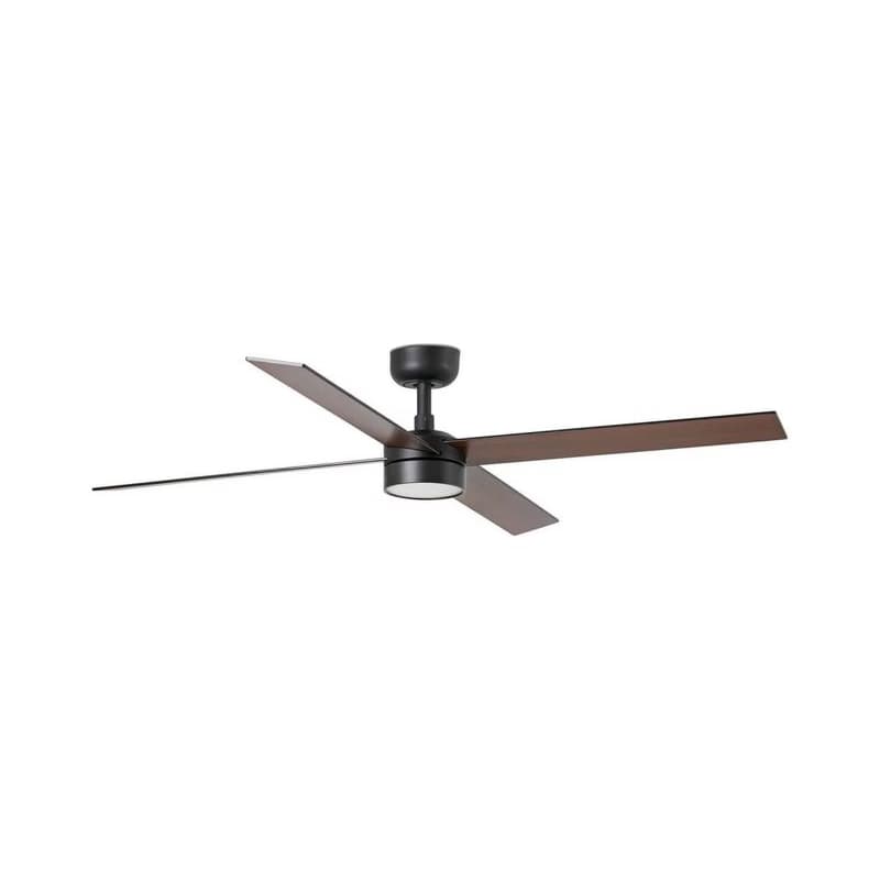 FARO Barcelona FARO 34356WT1S- LED stmievateľný látor RUDDER L 18 W/230 V, CCT (nastaviteľná teplota svetla), Ø 132 cm, hnedá/čierna, WT + diaľkové ovládanie 34356WT1S-D 1