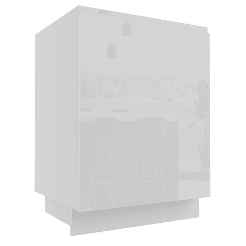 ArtExt Kuchynská skrinka spodná drezová FLORENCE lesk | D1ZA 60 Farba korpusu: Grey 2