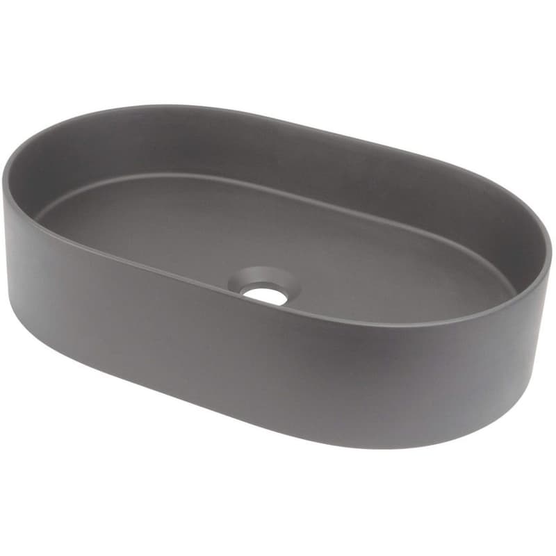 DEANTE - Silia titanium Granit umývadlo, oval CQS_TU6S