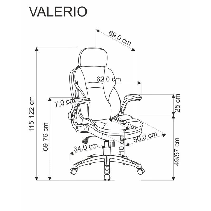 Kancelárske kreslo VALERIO Halmar 5