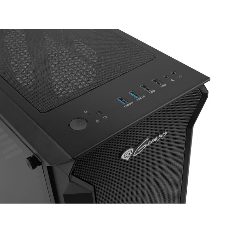 Počítačová skriňa Genesis IRID 505 V2/Midi Tower/Transpar./Čierna 6