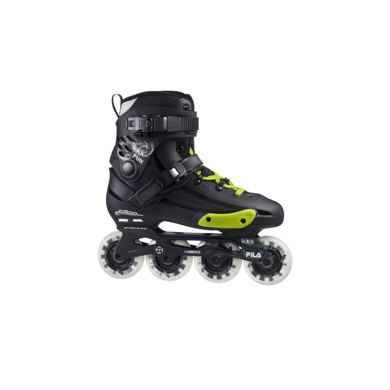 Kolieskové korčule FILA SKATES NRK FUN BLACK YELLOW MAGENTA 1
