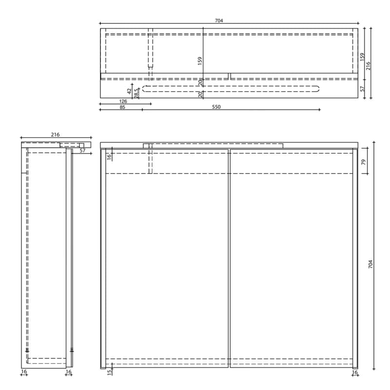 Aqualine KAWA STRIP WGL70S 2