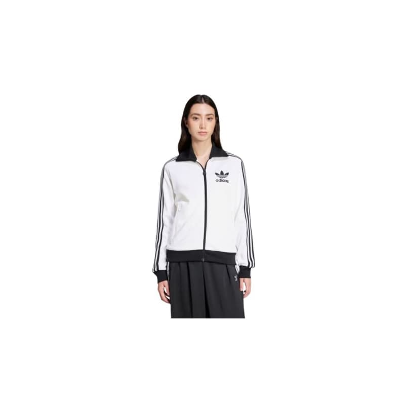 Dámska mikina so zipsom ADIDAS ORIGINALS CLASSIC TT-WHITE 1