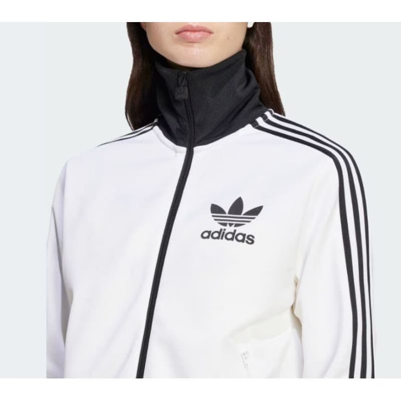 Dámska mikina so zipsom ADIDAS ORIGINALS CLASSIC TT-WHITE 4