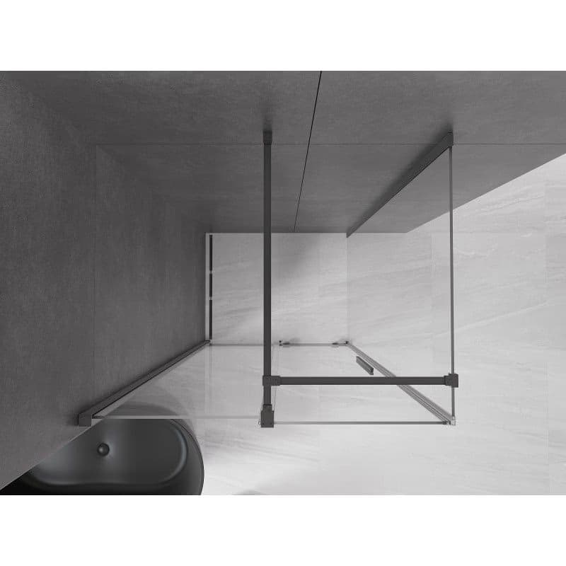 MEXEN/S - Velár sprchovací kút, posuvné dvere 100 x 80, transparent, grafit metal 871-100-080-01-95 4