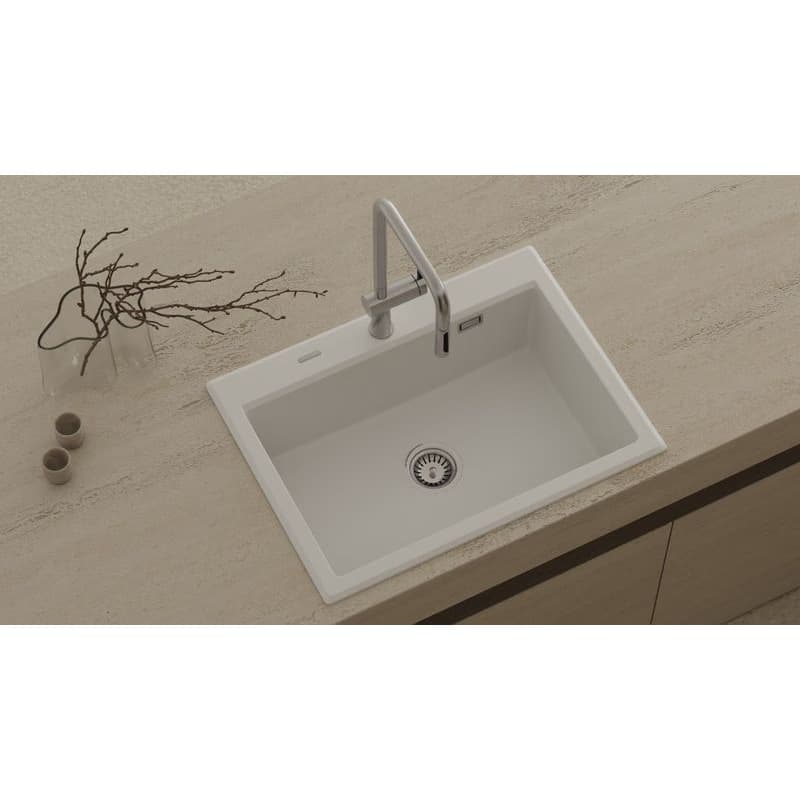 DEANTE DEANTE - Eridan alabaster - Granitový drez ZQE_A103 6