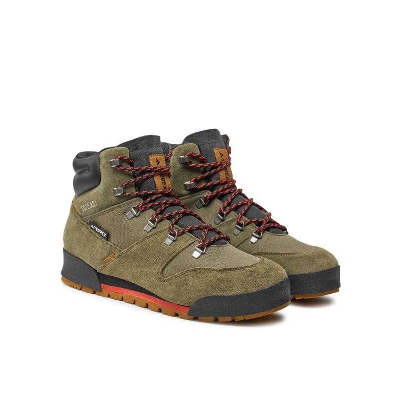 Pánska vysoká turistická obuv ADIDAS Terrex Snowpitch C.Rdy olive strata bronze strata orange 2