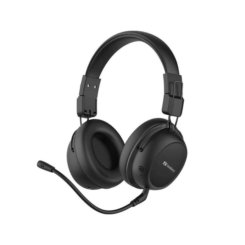 Sandberg Bluetooth headset ANC FlexMic, čierna