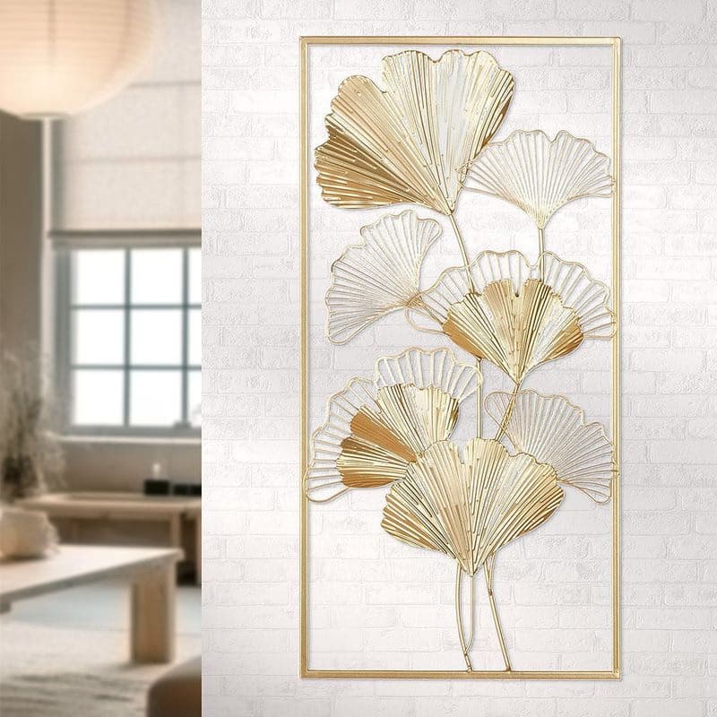 Nástenný reliéf "Golden Ginkgo" 1