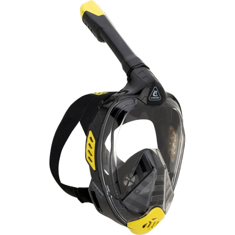 Potápačská maska CRESSI BALI FULL FACE MASK BLACK YELLOW L XL 3