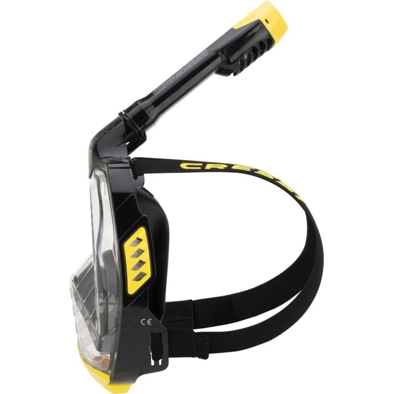 Potápačská maska CRESSI BALI FULL FACE MASK BLACK YELLOW L XL 4