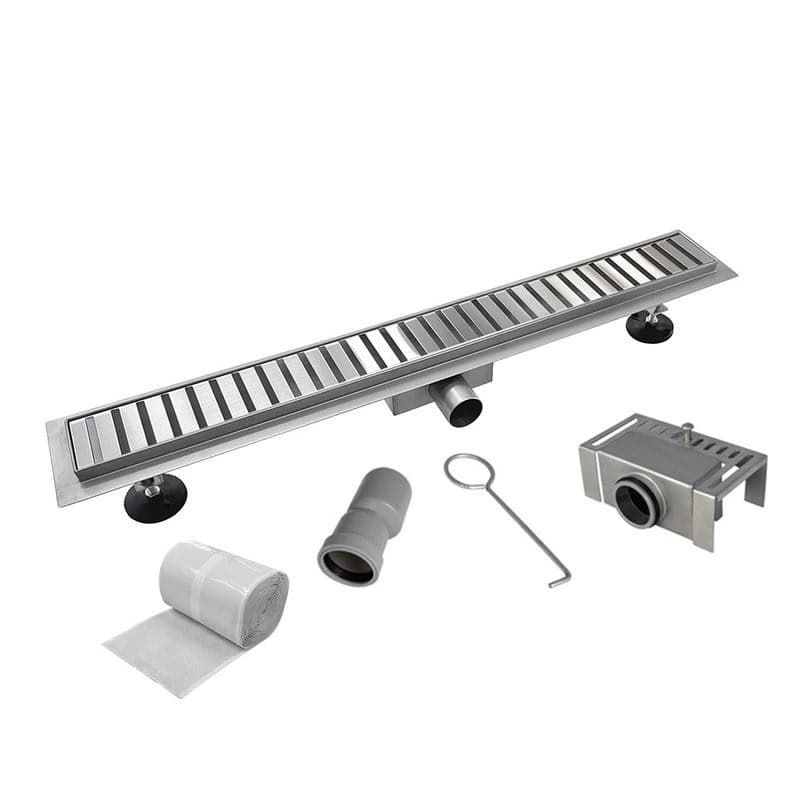 Mereo Odtokový sprchový žľab 90 cm, vr. roštu STRIP CZ123
