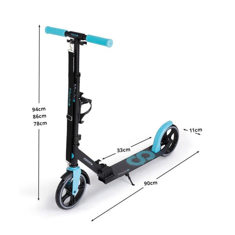 Skladacia kolobežka MOVINO Infinity, Light Blue 6