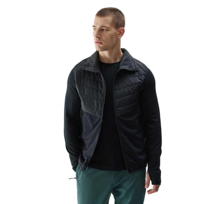Pánska turistická vesta 4F VEST-AW23TVJAM041-20S-DEEP BLACK 2
