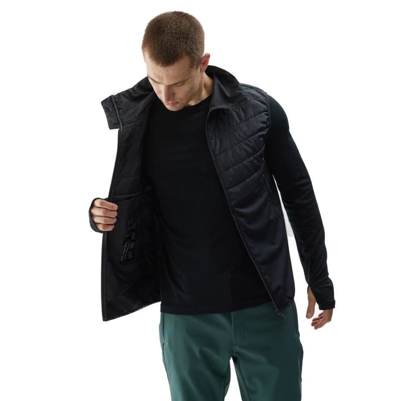 Pánska turistická vesta 4F VEST-AW23TVJAM041-20S-DEEP BLACK 3