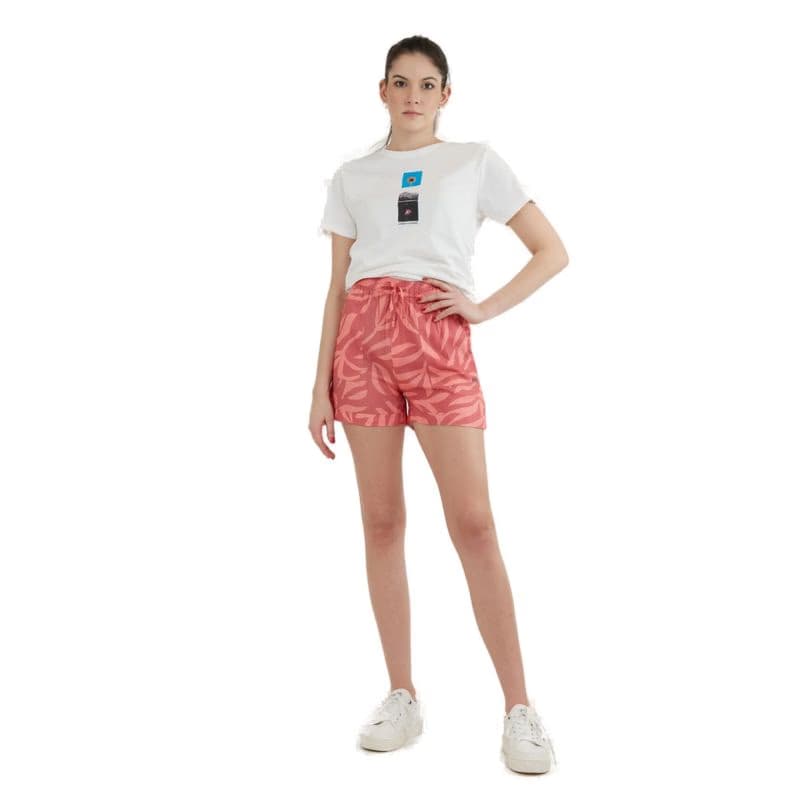 Dámske nohavice FUNDANGO Carla Shorts-353-hibiscus 2