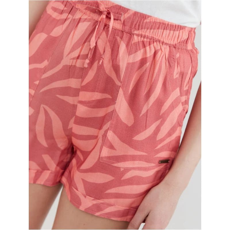 Dámske nohavice FUNDANGO Carla Shorts-353-hibiscus 4