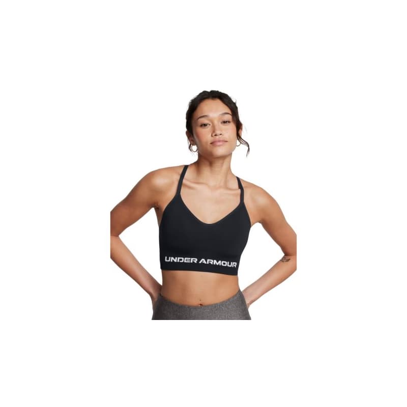 Dámska tréningová športová podprsenka UNDER ARMOUR Vanish Seamless Low Bra-BLK 1