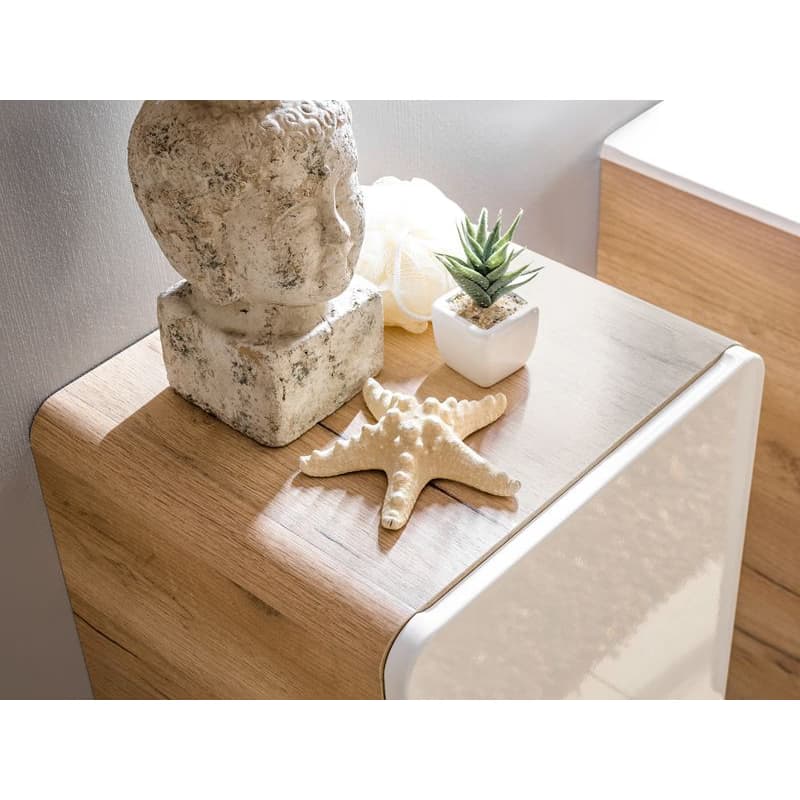ArtCom Vysoká skrinka do kúpeľne ARUBA White 805 6