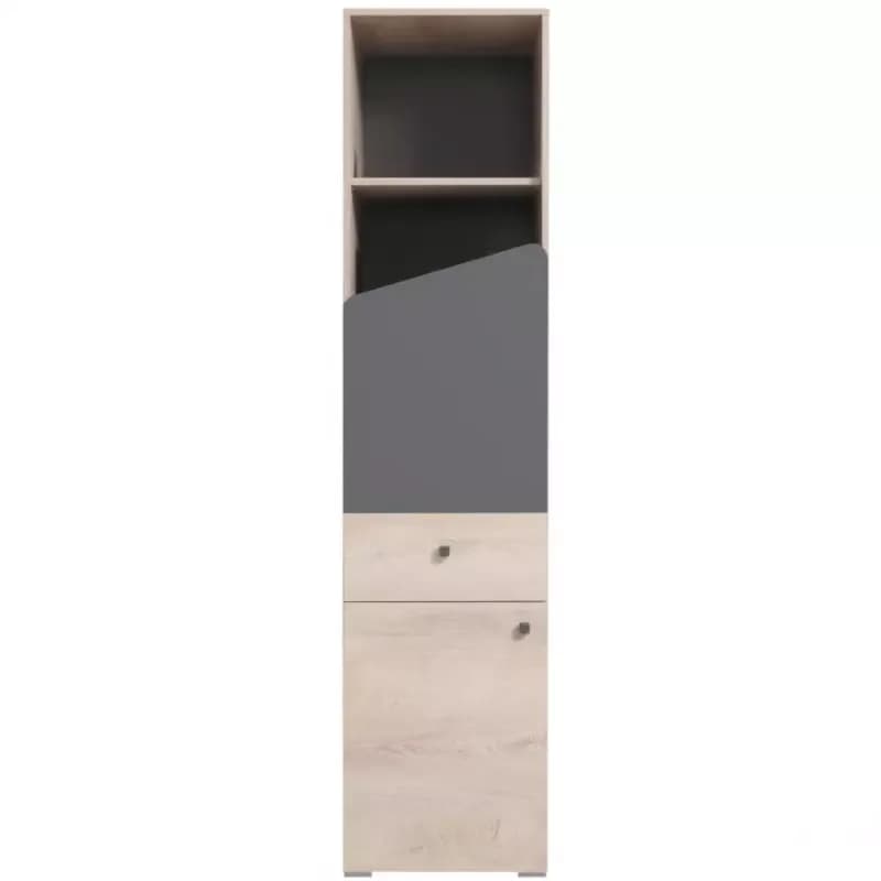 Regál na knihy 45 Delta dl5 dub/antracit 1