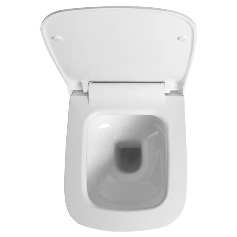 SAPHO - BELLO závesná WC misa, Rimless, 35,5x53cm, biela 100214 5