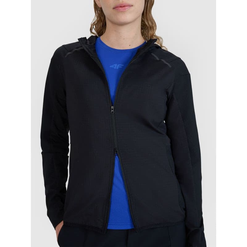 Dámska tréningová mikina so zipsom 4F SWEATSHIRT FNK F486-20S-DEEP BLACK 3