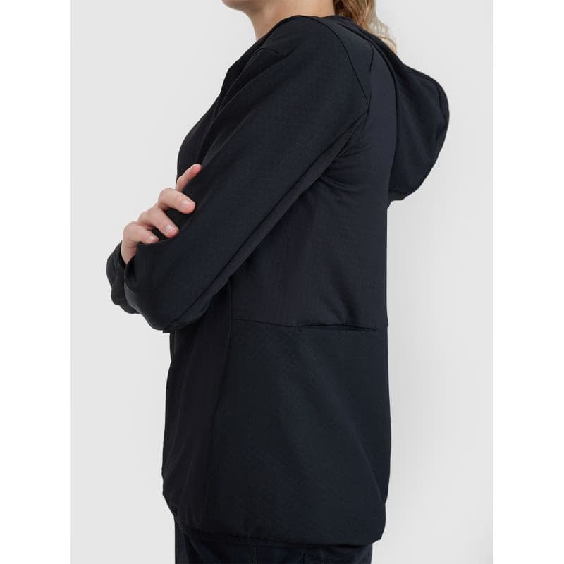 Dámska tréningová mikina so zipsom 4F SWEATSHIRT FNK F486-20S-DEEP BLACK 4