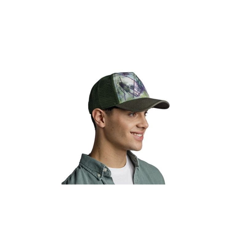 Šiltovka BUFF TRUCKER CAP CAMPAST GREEN -GREEN-Standard 5