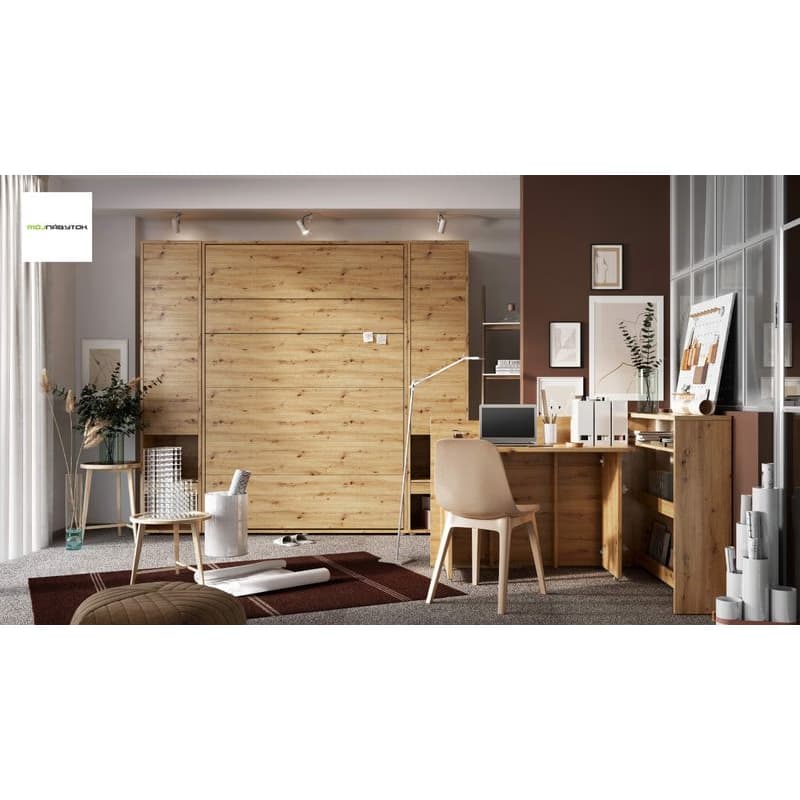 Dig-net nábytok Sklápacia posteľ Lenart BED CONCEPT BC-01 dub artisan | 140 x 200 cm 4