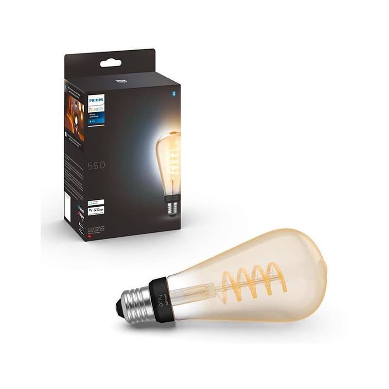 LED Stmievateľná žiarovka Philips Hue WHITE AMBIANCE ST72 E27/7W/230V 2200-4500K 871951430150400 1