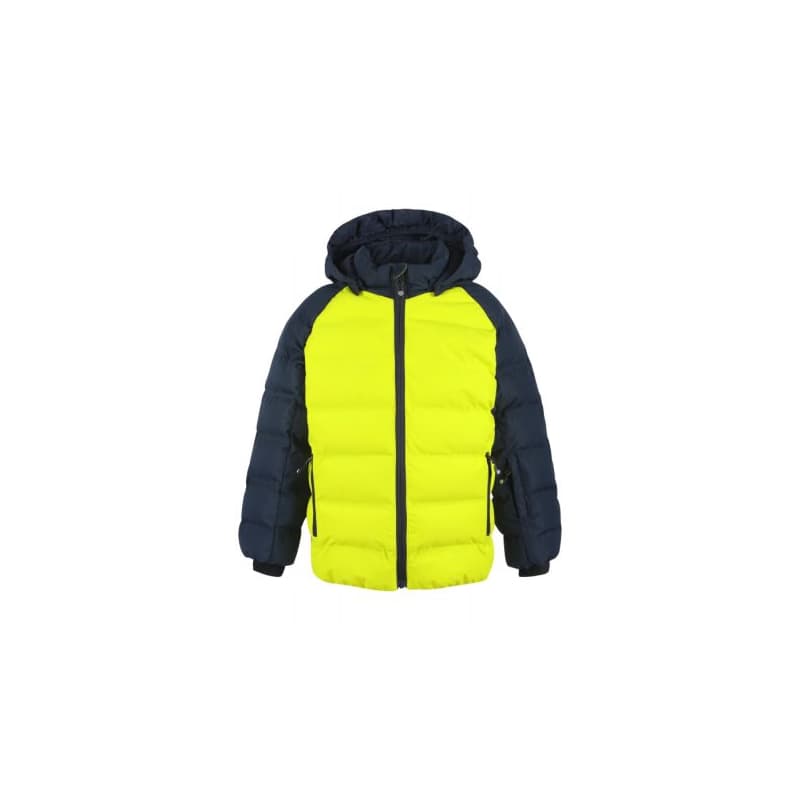 Chlapčenská lyžiarska bunda COLOR KIDS Ski jacket quilted, AF10.000, sulphur spring