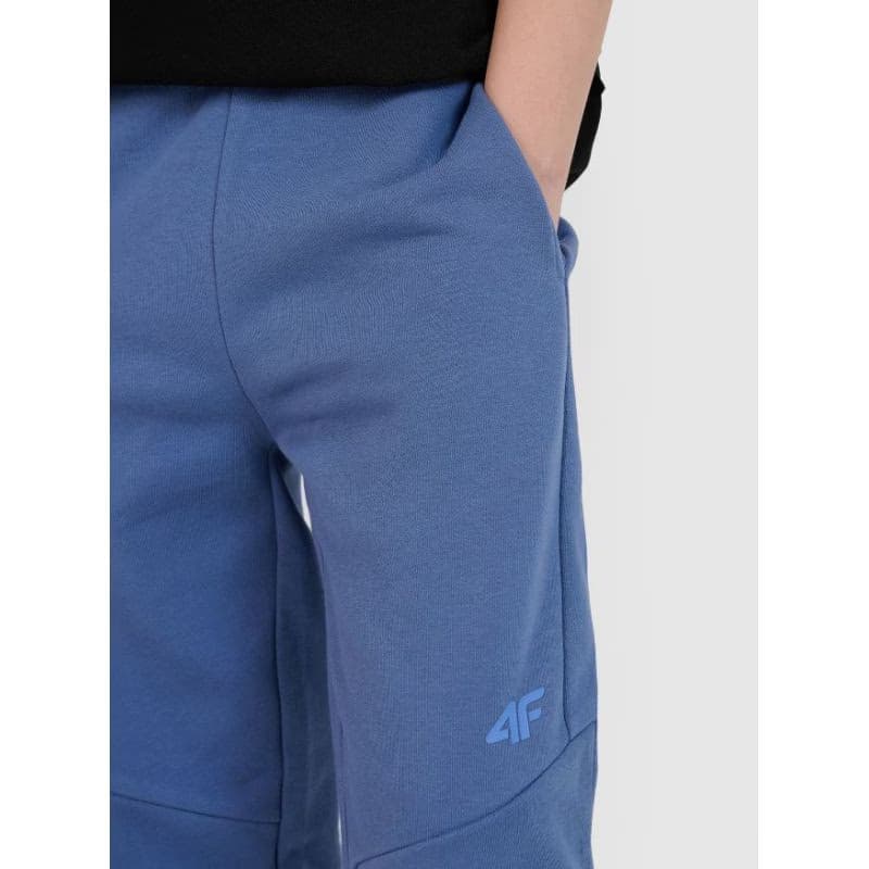 Chlapčenské tepláky 4F JUNIOR TROUSERS CAS M1103-33S-BLUE 4